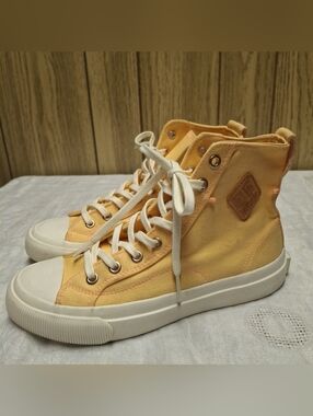 PF Flyers Womens All American Hi Solar Flare Canvas Size 7